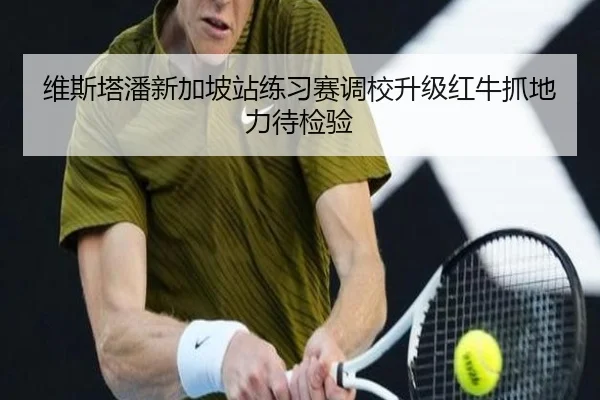 维斯塔潘新加坡站练习赛调校升级红牛抓地力待检验 | JIUYOU